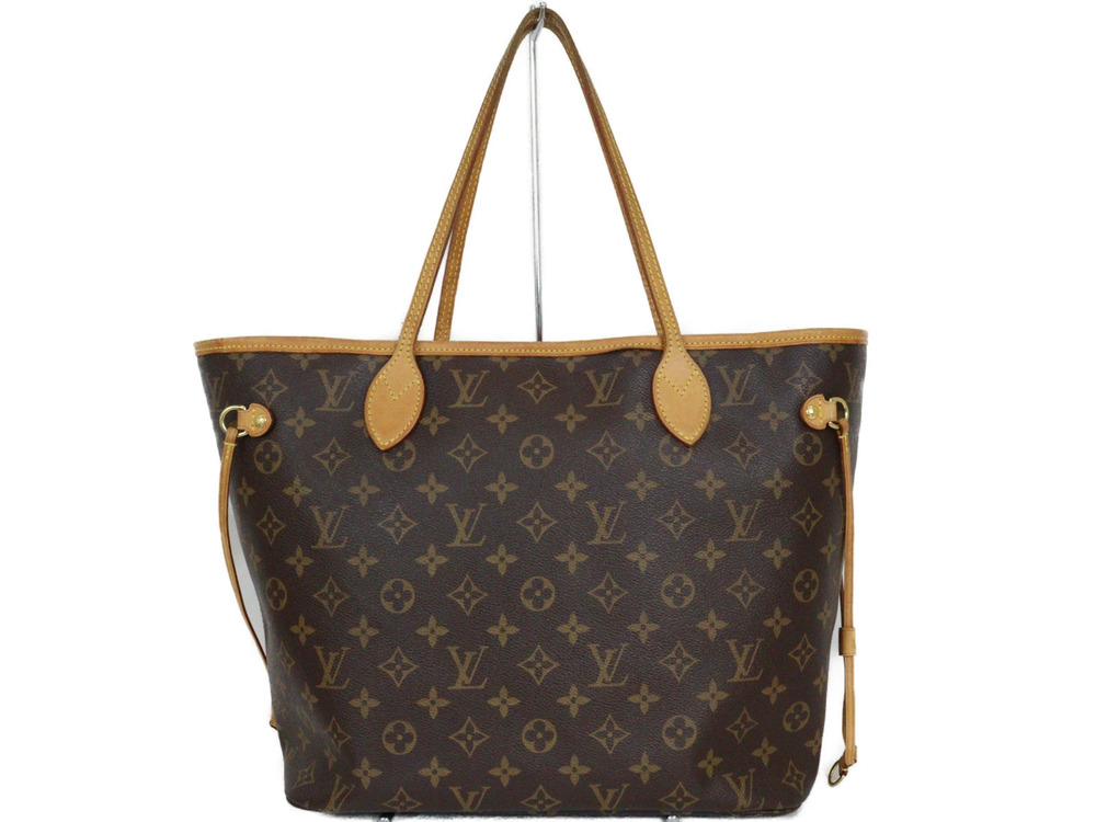 Louis Vuitton Handbag Neverfull LV Brown Monogram Bag Tote